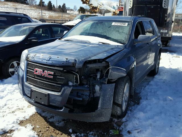 2CTALMEC3B6342787 - 2011 GMC TERRAIN SL BLUE photo 2