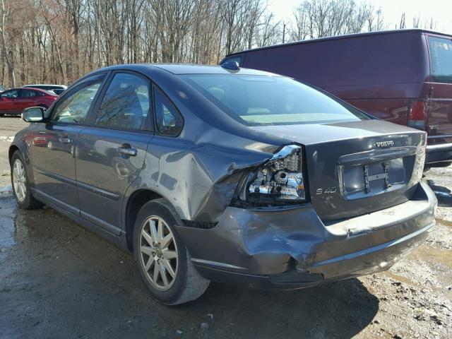 YV1MS382282389835 - 2008 VOLVO S40 2.4I GRAY photo 3