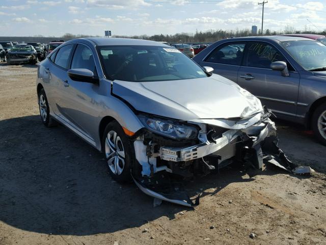 19XFC2F57HE223929 - 2017 HONDA CIVIC LX SILVER photo 1