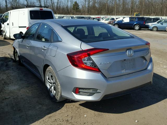 19XFC2F57HE223929 - 2017 HONDA CIVIC LX SILVER photo 3