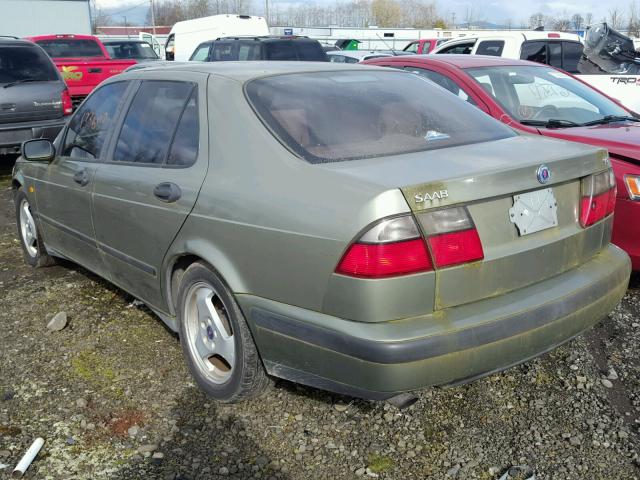 YS3ED48E8X3001223 - 1999 SAAB 9-5 GREEN photo 3