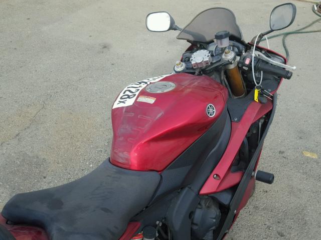 JYARJ12Y57A002937 - 2007 YAMAHA YZFR6 L RED photo 5