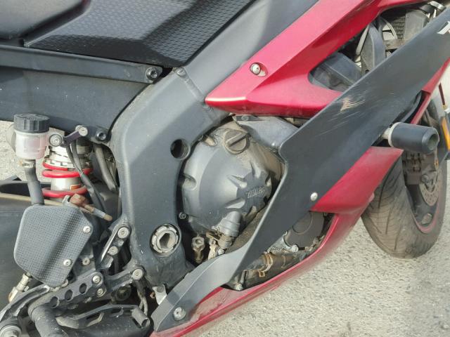 JYARJ12Y57A002937 - 2007 YAMAHA YZFR6 L RED photo 7