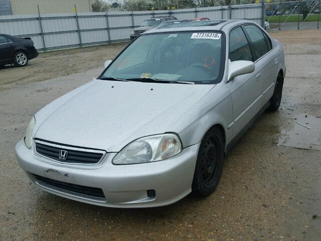 1HGEJ8548XL040639 - 1999 HONDA CIVIC EX ვერცხლისფერი ფოტო 2