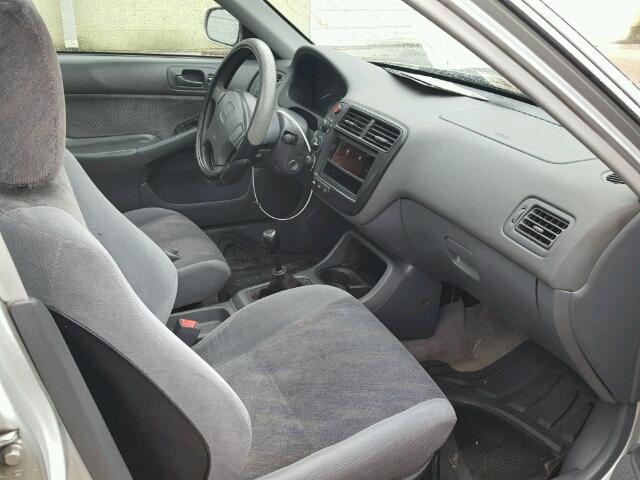 1HGEJ8548XL040639 - 1999 HONDA CIVIC EX ვერცხლისფერი ფოტო 5