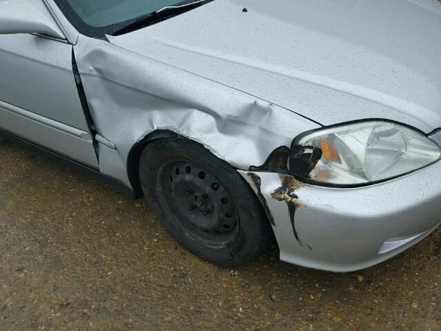 1HGEJ8548XL040639 - 1999 HONDA CIVIC EX ვერცხლისფერი ფოტო 9