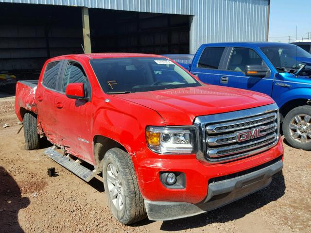 1GTG5CEA1G1224983 - 2016 GMC CANYON SLE RED photo 1