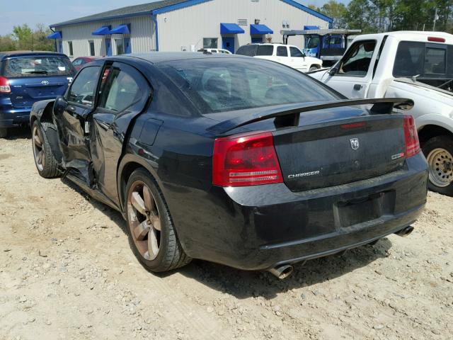 2B3KA73W26H265894 - 2006 DODGE CHARGER SR BLACK photo 3