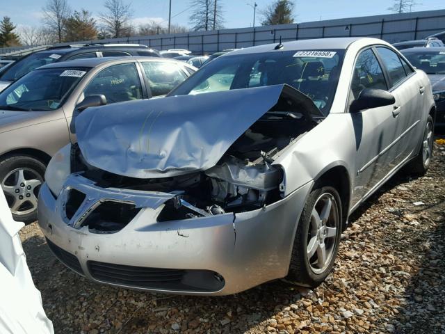 1G2ZG57N084183068 - 2008 PONTIAC G6 BASE SILVER photo 2