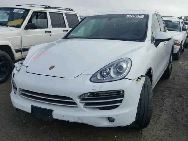 WP1AA2A20ELA93488 - 2014 PORSCHE CAYENNE WHITE photo 2