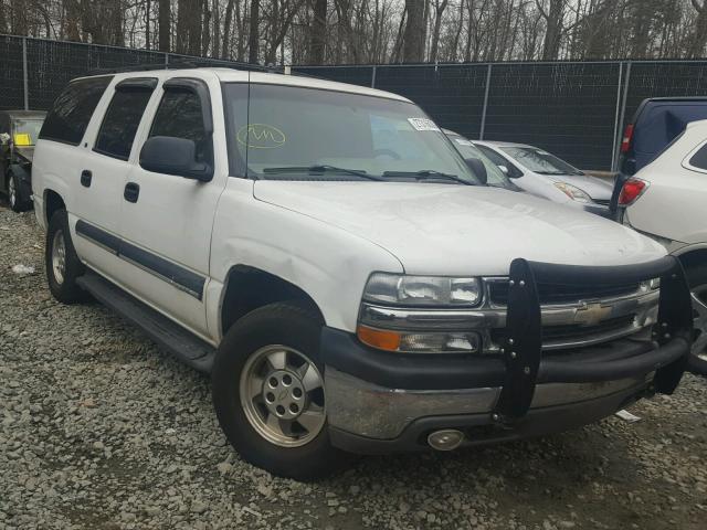 1GNEC16Z02J119227 - 2002 CHEVROLET SUBURBAN C WHITE photo 1