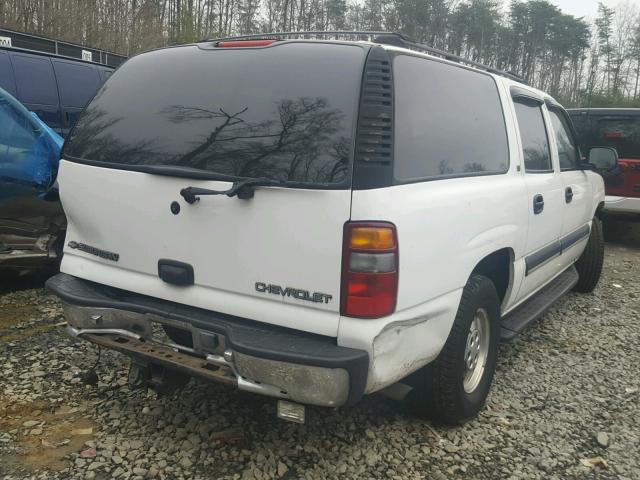 1GNEC16Z02J119227 - 2002 CHEVROLET SUBURBAN C WHITE photo 4