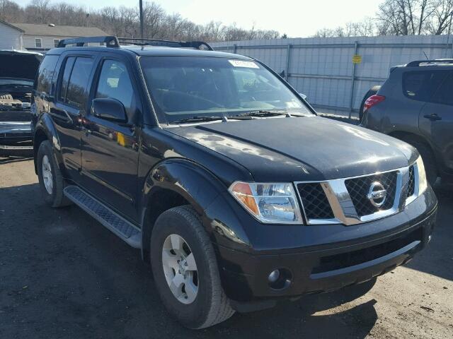 5N1AR18W95C762494 - 2005 NISSAN PATHFINDER BLACK photo 1