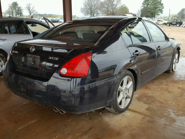 1N4BA41E94C813497 - 2004 NISSAN MAXIMA SE BLACK photo 4