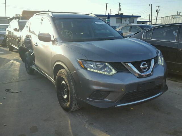 KNMAT2MT6GP728970 - 2016 NISSAN ROGUE S GRAY photo 1