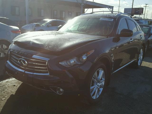 JN8CS1MW9DM171750 - 2013 INFINITI FX37 BLACK photo 2