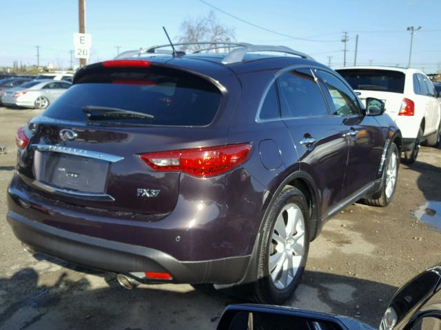 JN8CS1MW9DM171750 - 2013 INFINITI FX37 BLACK photo 4