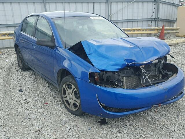 1G8AJ52FX4Z121985 - 2004 SATURN ION LEVEL BLUE photo 1