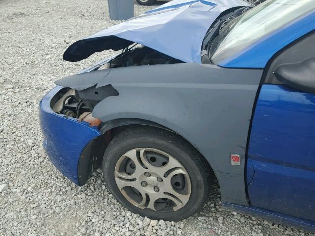 1G8AJ52FX4Z121985 - 2004 SATURN ION LEVEL BLUE photo 9