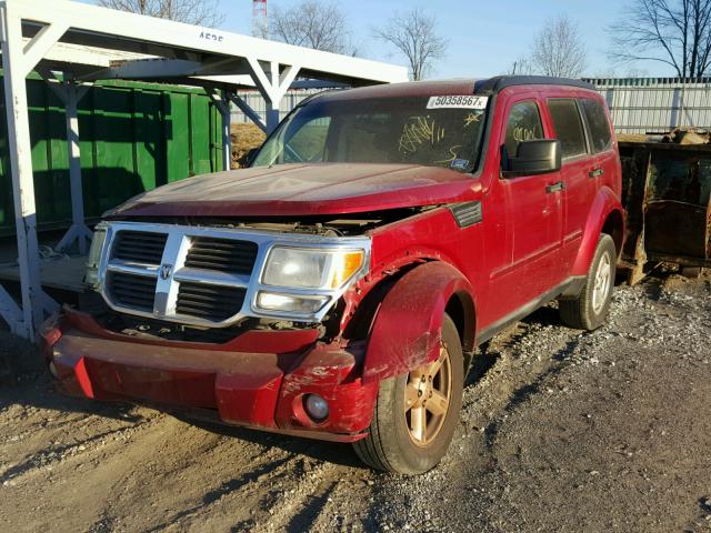 1D4PU2GK7AW114827 - 2010 DODGE NITRO SE RED photo 2