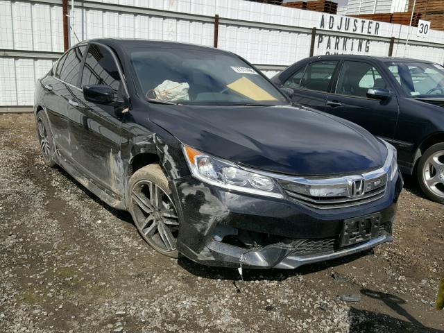 1HGCR2F54HA245117 - 2017 HONDA ACCORD SPO BLACK photo 1