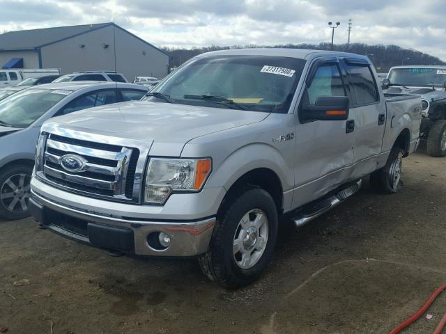 1FTFW1EV5AFB69447 - 2010 FORD F150 SUPER SILVER photo 2