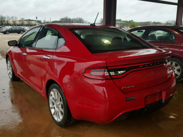 1C3CDFFA5GD817329 - 2016 DODGE DART SXT S RED photo 3