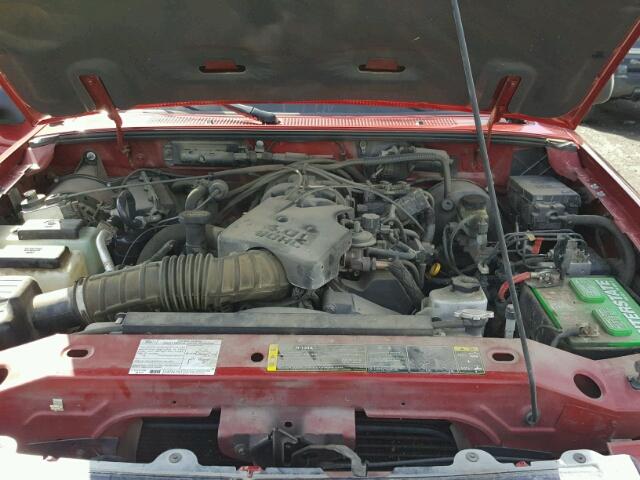 1FTZR45E25PA15820 - 2005 FORD RANGER SUP RED photo 7