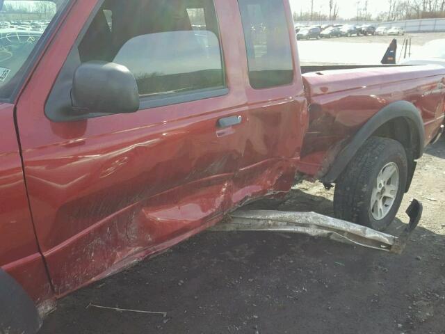 1FTZR45E25PA15820 - 2005 FORD RANGER SUP RED photo 9