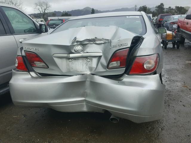 JTHBA30G945016970 - 2004 LEXUS ES 330 SILVER photo 9