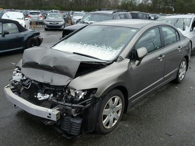 1HGFA16517L088423 - 2007 HONDA CIVIC LX GRAY photo 2