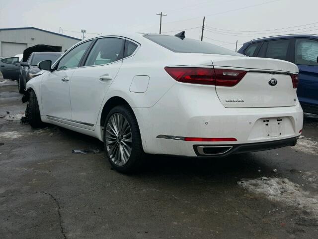 KNALC4J1XH5061709 - 2017 KIA CADENZA PR WHITE photo 3