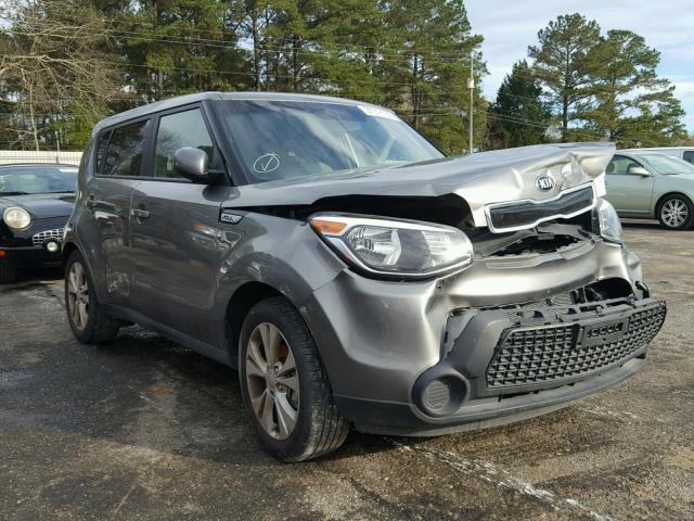 KNDJP3A58F7173311 - 2015 KIA SOUL + GRAY photo 1