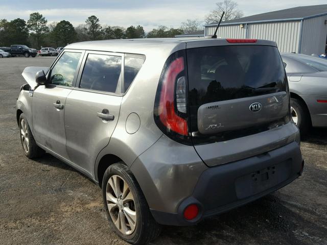 KNDJP3A58F7173311 - 2015 KIA SOUL + GRAY photo 3