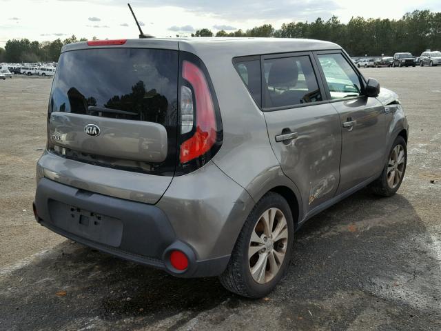 KNDJP3A58F7173311 - 2015 KIA SOUL + GRAY photo 4