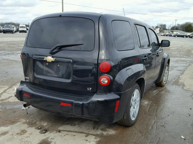 3GNDA23D68S625328 - 2008 CHEVROLET HHR LT BLACK photo 4