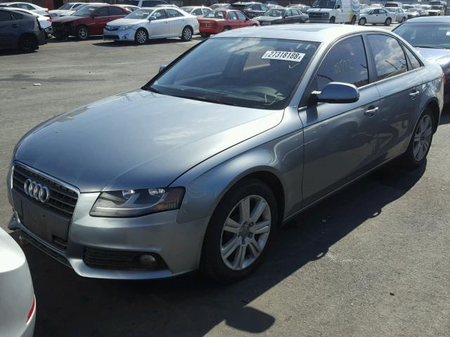 WAUAFAFL9BN052160 - 2011 AUDI A4 PREMIUM SILVER photo 2