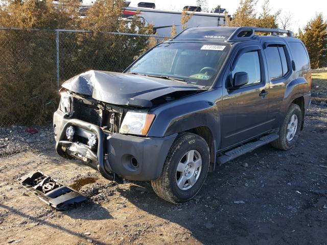 5N1AN08U97C547592 - 2007 NISSAN XTERRA OFF GRAY photo 2