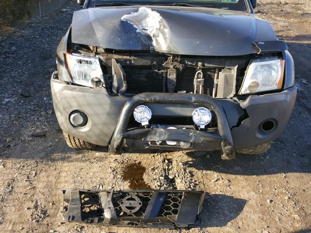 5N1AN08U97C547592 - 2007 NISSAN XTERRA OFF GRAY photo 9