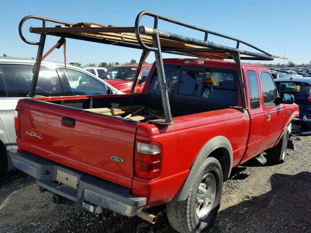 1FTZR15E81PA81071 - 2001 FORD RANGER SUP RED photo 4