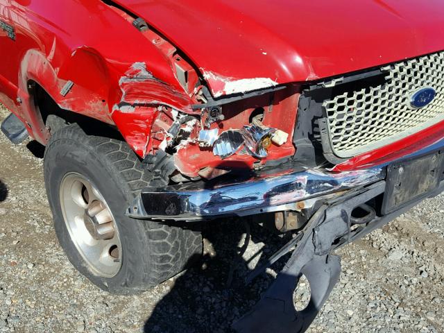 1FTZR15E81PA81071 - 2001 FORD RANGER SUP RED photo 9