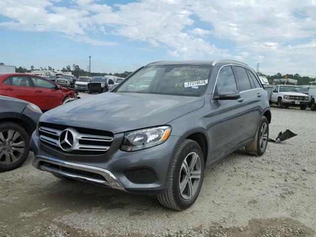 WDC0G4JB9HV006763 - 2017 MERCEDES-BENZ GLC 300 CHARCOAL photo 2