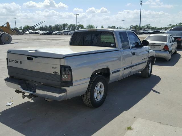 1B7HC13Y5XJ649623 - 1999 DODGE RAM 1500 SILVER photo 4