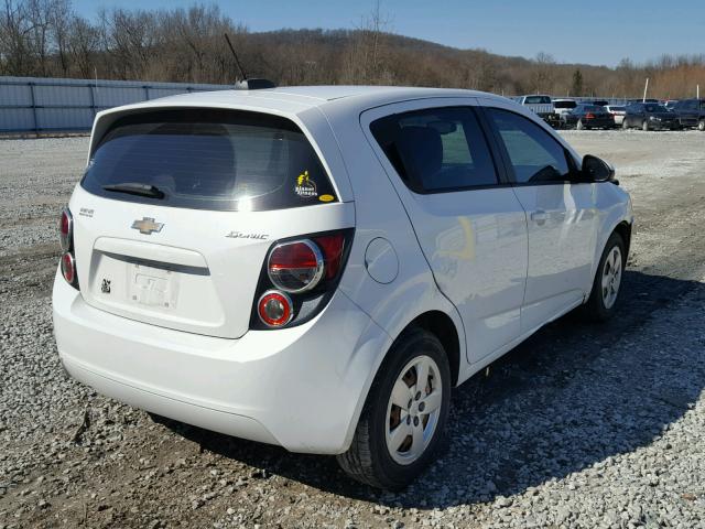 1G1JA6SH7F4114241 - 2015 CHEVROLET SONIC LS WHITE photo 4