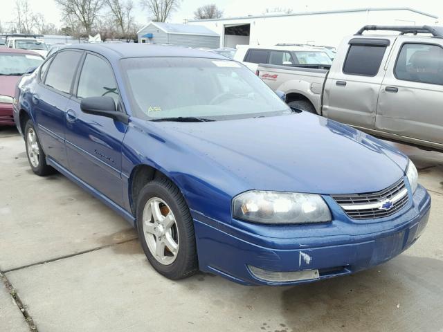 2G1WH52K749441479 - 2004 CHEVROLET IMPALA LS BLUE photo 1