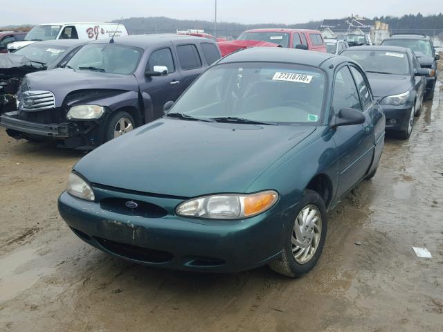 1FAFP13P0XW123864 - 1999 FORD ESCORT SE GREEN photo 2