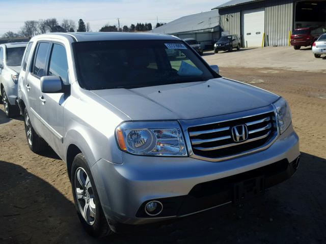 5FNYF4H67DB023719 - 2013 HONDA PILOT EXL SILVER photo 1