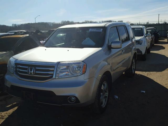 5FNYF4H67DB023719 - 2013 HONDA PILOT EXL SILVER photo 2