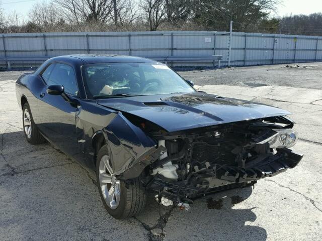 2C3CDYAG8EH307497 - 2014 DODGE CHALLENGER BLACK photo 1