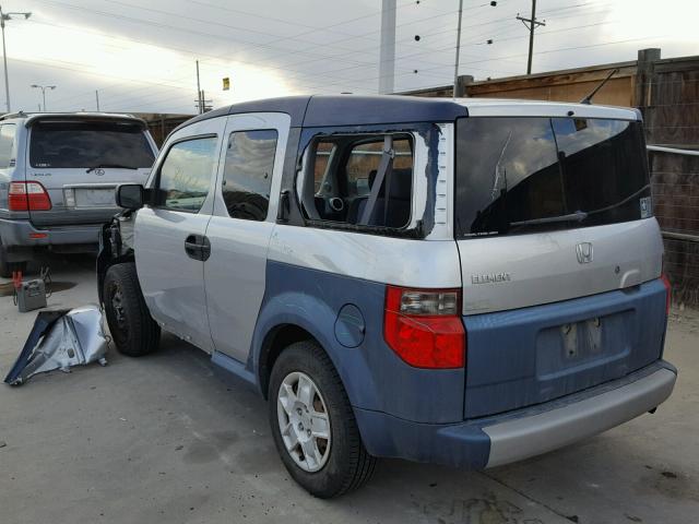 5J6YH28386L024845 - 2006 HONDA ELEMENT LX BLUE photo 3